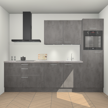 Beton Antraciet keuken Havana 100850