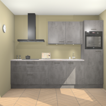 Beton Antraciet keuken Havana 100854