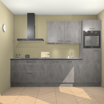 Beton Antraciet keuken Havana 100875