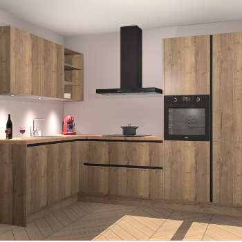 Chocolade Eiken greeploze keuken Cognac 99772