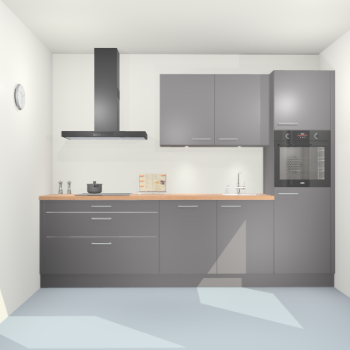 Onyxgrijze keuken Havana 26679