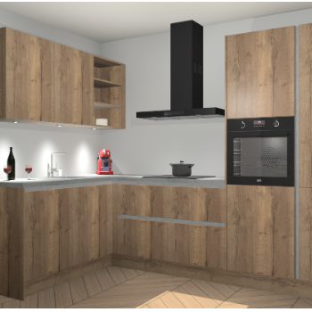 Chocolade Eiken greeploze keuken Cognac 99794