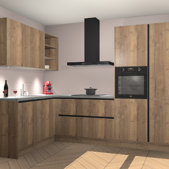 Chocolade Eiken greeploze keuken Cognac 99797