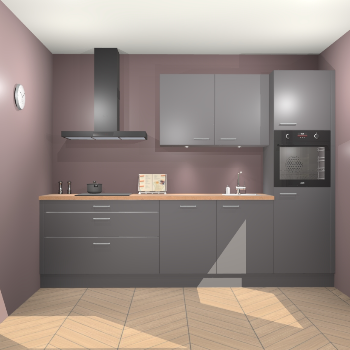 Onyxgrijze keuken Havana 26680