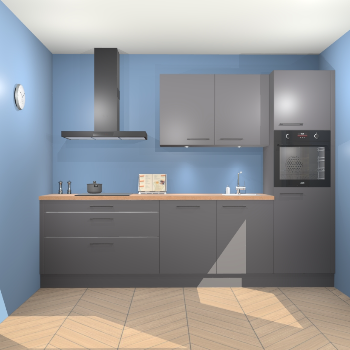 Onyxgrijze keuken Havana 26682