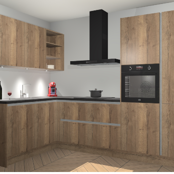 Chocolade Eiken greeploze keuken Cognac 99800