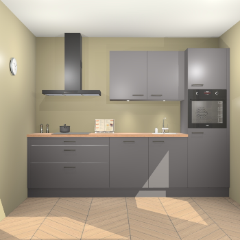 Onyxgrijze keuken Havana 26683