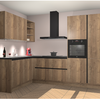 Chocolade Eiken greeploze keuken Cognac 99808