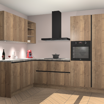 Chocolade Eiken greeploze keuken Cognac 99814