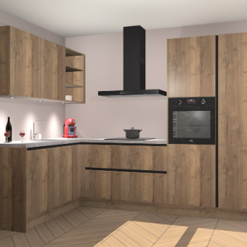 Chocolade Eiken greeploze keuken Cognac 99820