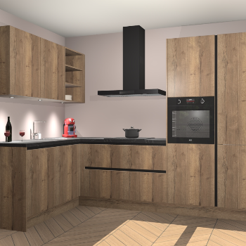 Chocolade Eiken greeploze keuken Cognac 99826