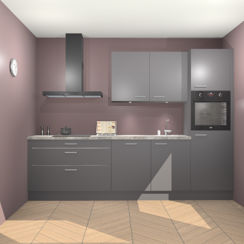 Onyxgrijze keuken Havana 26698