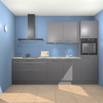 Onyxgrijze keuken Havana 26700