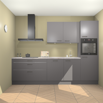 Onyxgrijze keuken Havana 26707