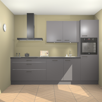 Onyxgrijze keuken Havana 26713