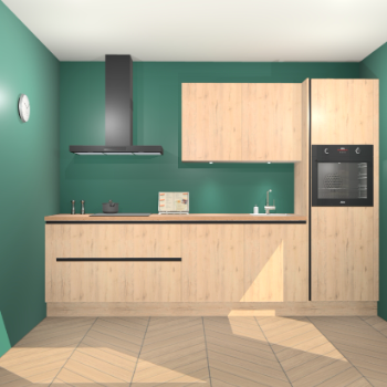 Madera Natuur greeploze keuken Havana 31690