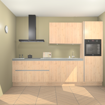 Madera Natuur greeploze keuken Havana 31693