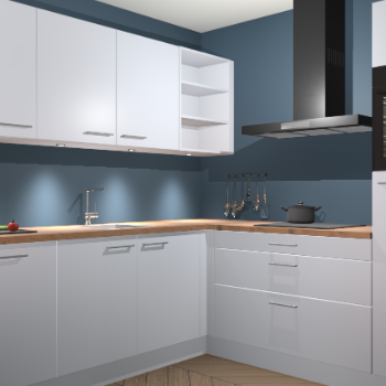 Sneeuwwitte keuken Luanda 101051