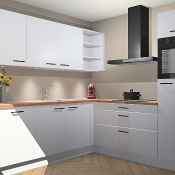 Sneeuwwitte keuken Luanda 101054