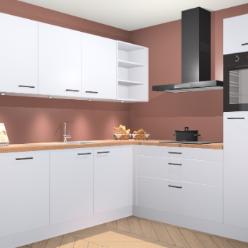 Sneeuwwitte keuken Luanda 101055