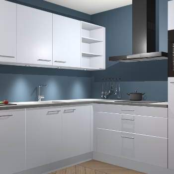 Sneeuwwitte keuken Luanda 101076