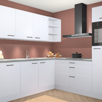 Sneeuwwitte keuken Luanda 101080