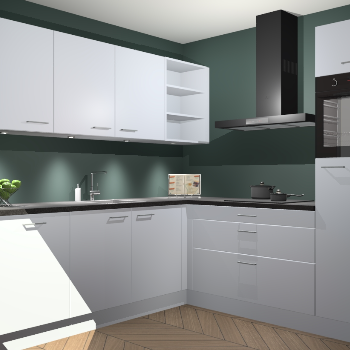 Sneeuwwitte keuken Luanda 101083