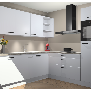 Sneeuwwitte keuken Luanda 101091