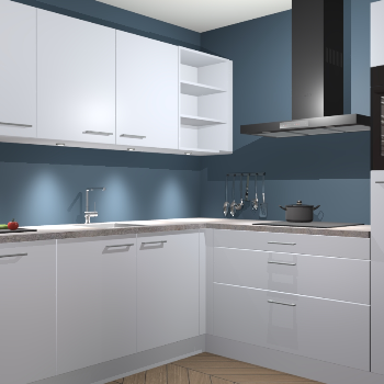 Sneeuwwitte keuken Luanda 101094