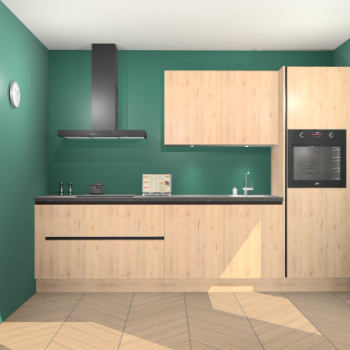 Madera Natuur greeploze keuken Havana 31702