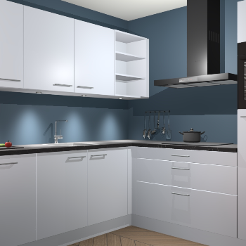 Sneeuwwitte keuken Luanda 101100