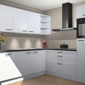 Sneeuwwitte keuken Luanda 101103