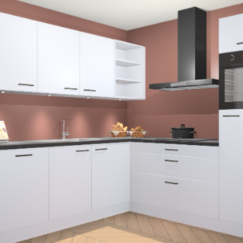 Sneeuwwitte keuken Luanda 101104