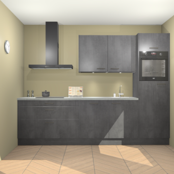 Beton Zwarte keuken Havana 101255