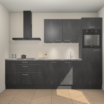 Beton Zwarte keuken Havana 101325