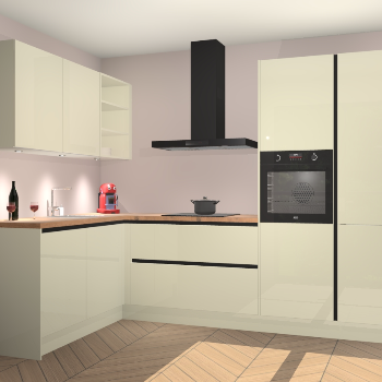 Magnolia Hoogglans greeploze keuken Cognac 99892