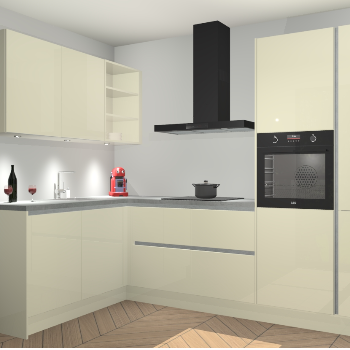 Magnolia Hoogglans greeploze keuken Cognac 99961