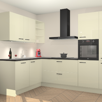 Magnolia Hoogglans keuken Cognac 99968