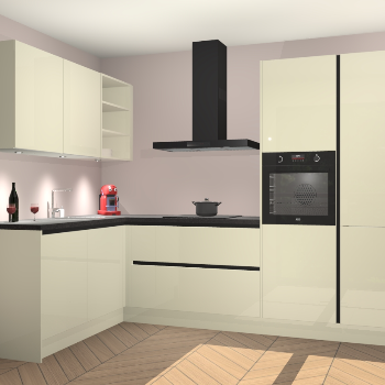 Magnolia Hoogglans greeploze keuken Cognac 99970