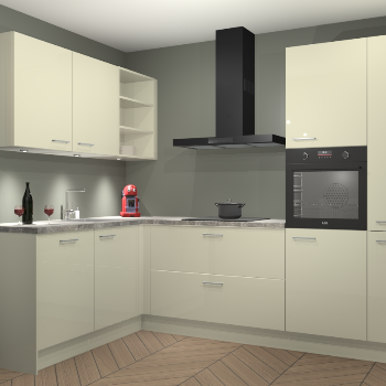 Magnolia Hoogglans keuken Cognac 99972