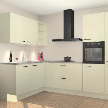 Magnolia Hoogglans keuken Cognac 99974