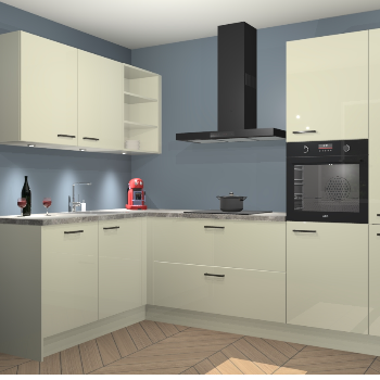 Magnolia Hoogglans keuken Cognac 99975