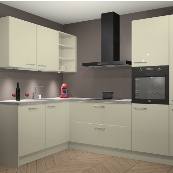 Magnolia Hoogglans keuken Cognac 99977