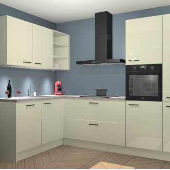 Magnolia Hoogglans keuken Cognac 99984