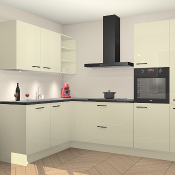 Magnolia Hoogglans keuken Cognac 99991