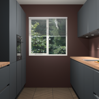 Onyxgrijze greeploze keuken Siena 98670