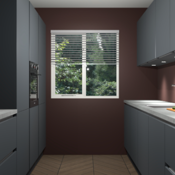 Onyxgrijze greeploze keuken Siena 98689