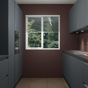 Onyxgrijze greeploze keuken Siena 98706