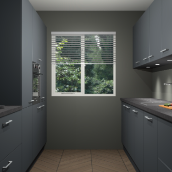 Onyxgrijze keuken Siena 98748