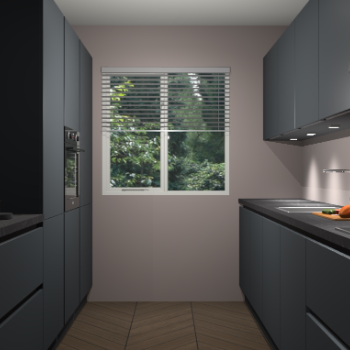 Onyxgrijze greeploze keuken Siena 98753